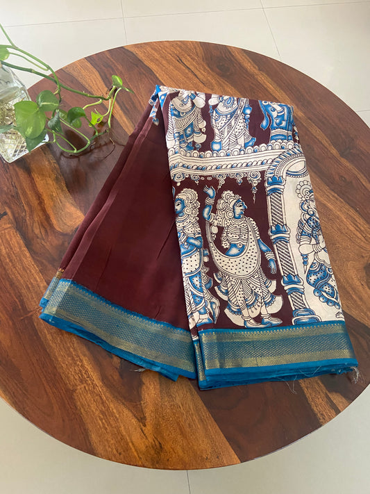 Kalamkari Chennuri silk saree