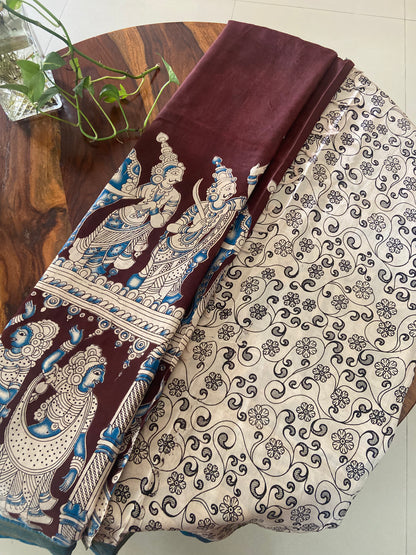Kalamkari Chennuri silk saree