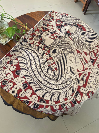 Kalamkari Chennuri silk saree