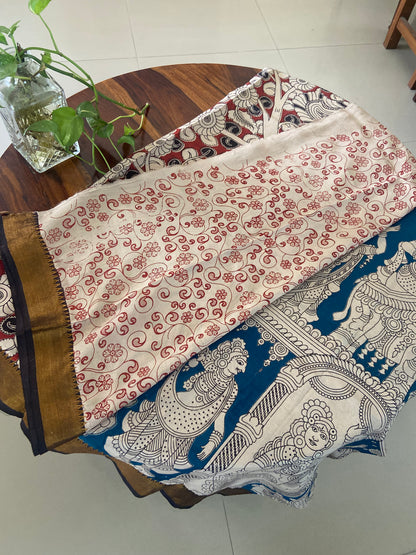 Kalamkari Chennuri silk saree
