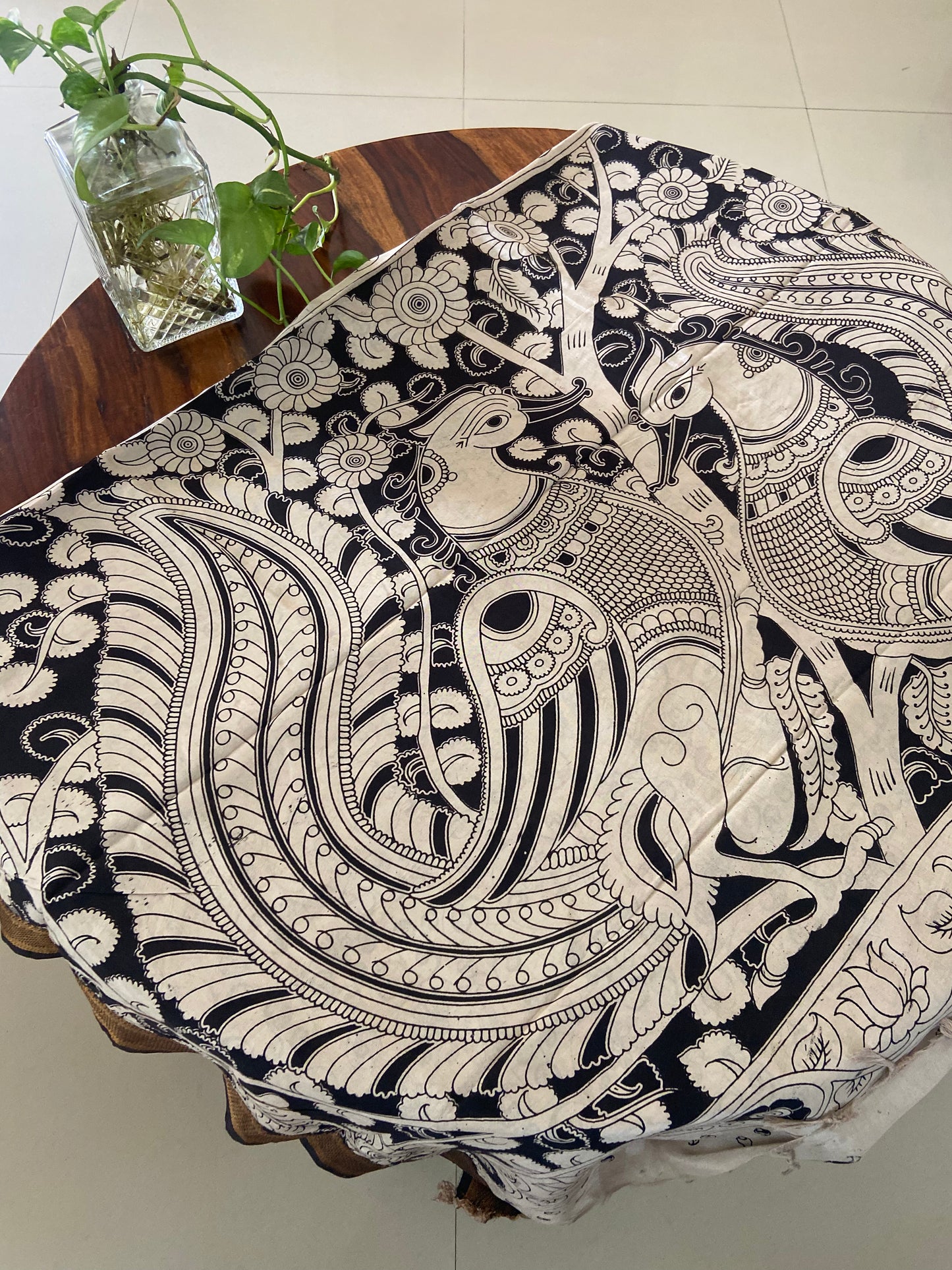 Kalamkari Chennuri silk saree