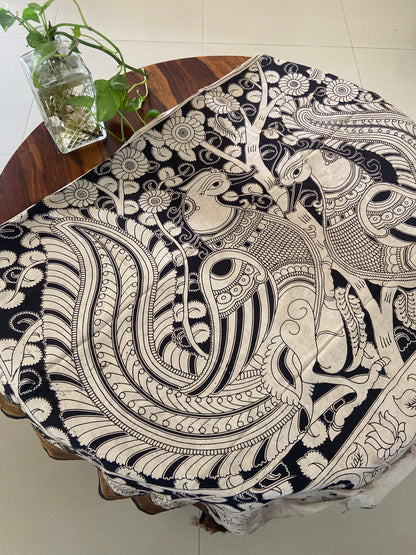 Kalamkari Chennuri silk saree