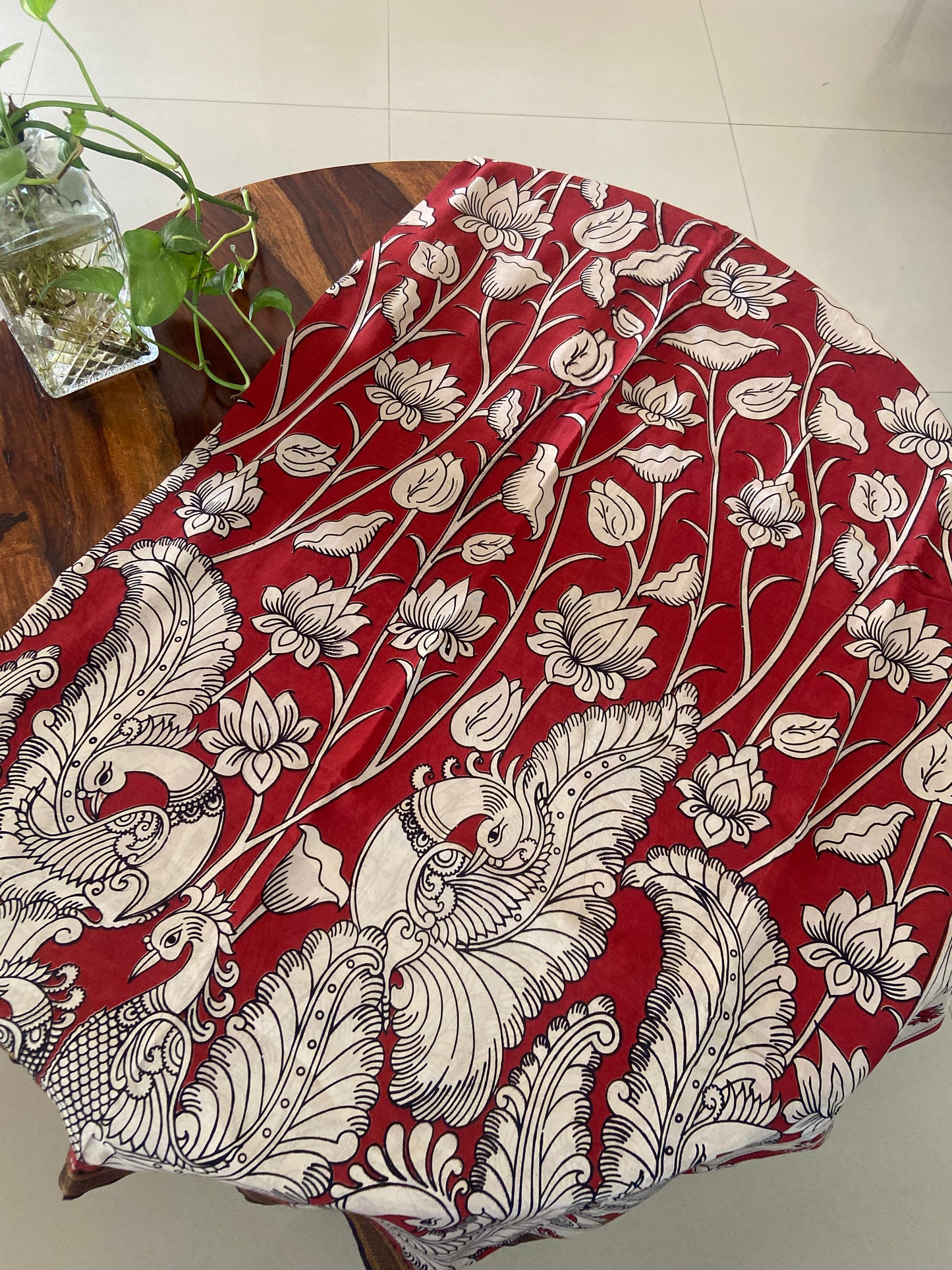 Kalamkari Chennuri silk saree