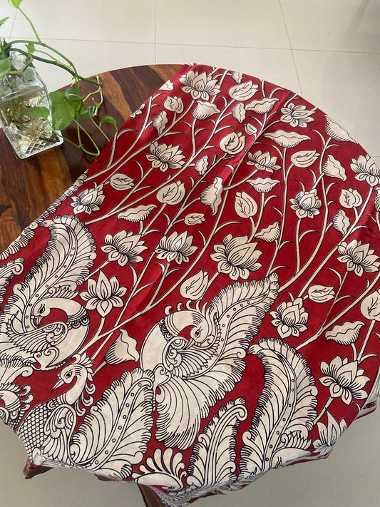 Kalamkari Chennuri silk saree