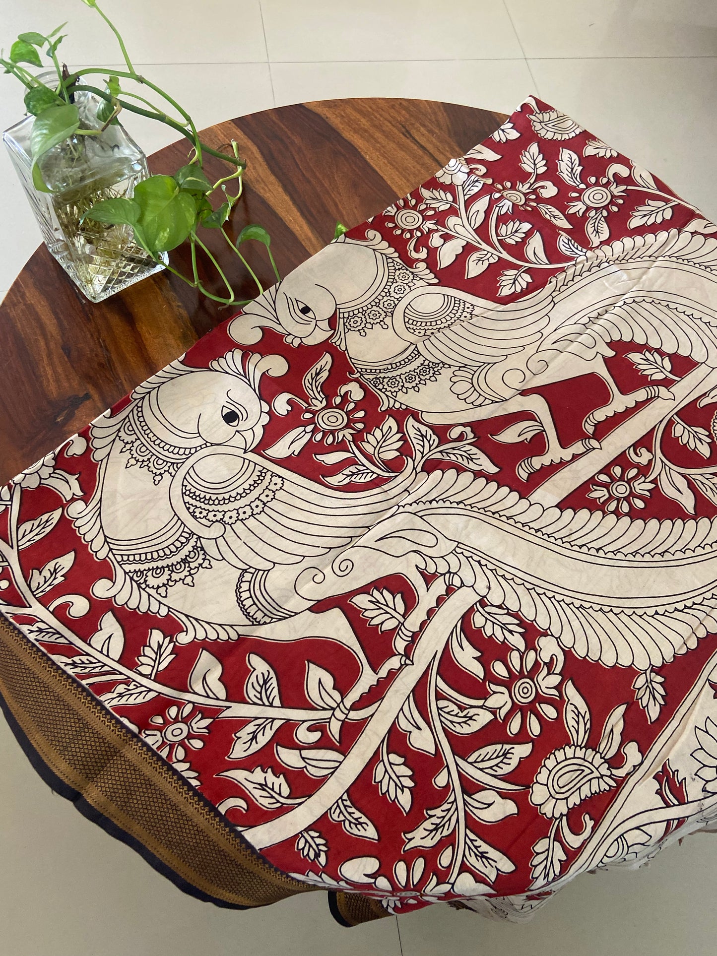 Kalamkari Chennuri silk saree