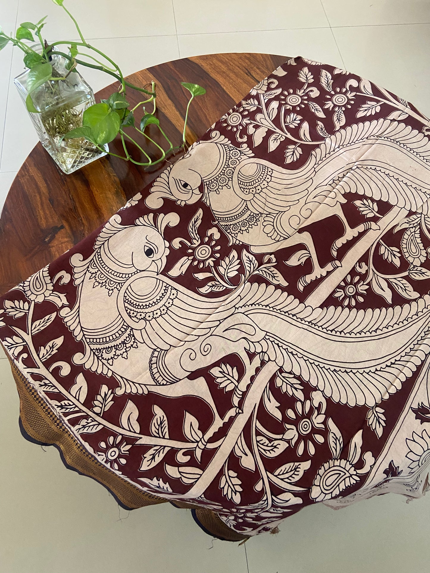 Kalamkari Chennuri silk saree