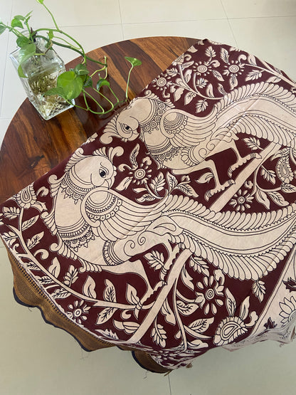 Kalamkari Chennuri silk saree