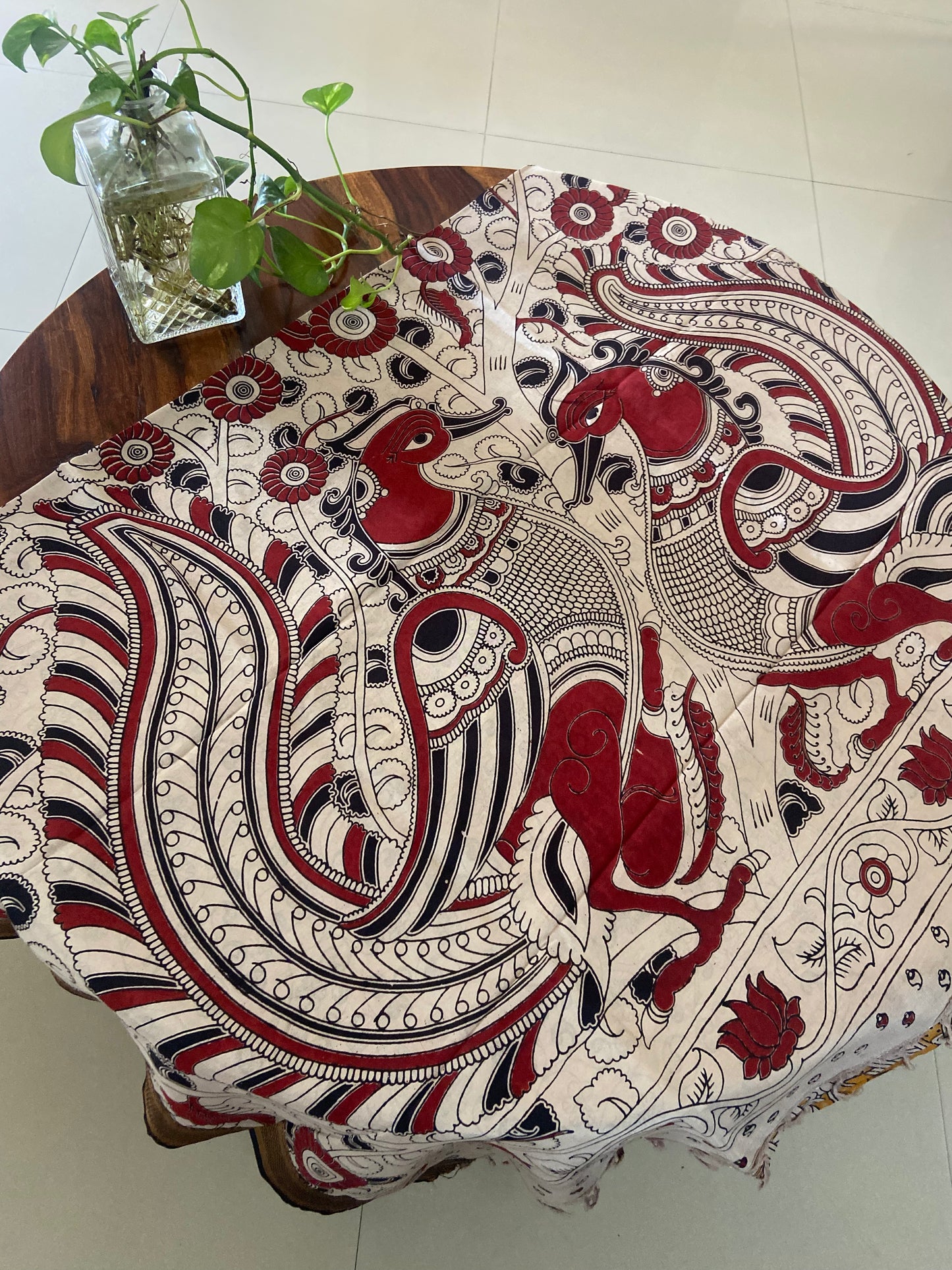Kalamkari Chennuri silk saree