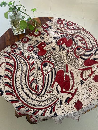 Kalamkari Chennuri silk saree