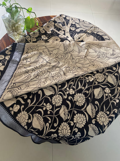 Kalamkari Chennuri silk saree
