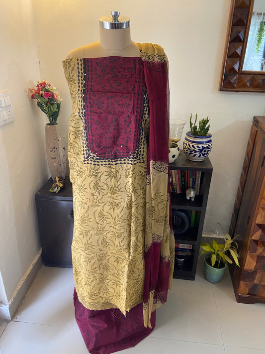 Chennuri silk suit set