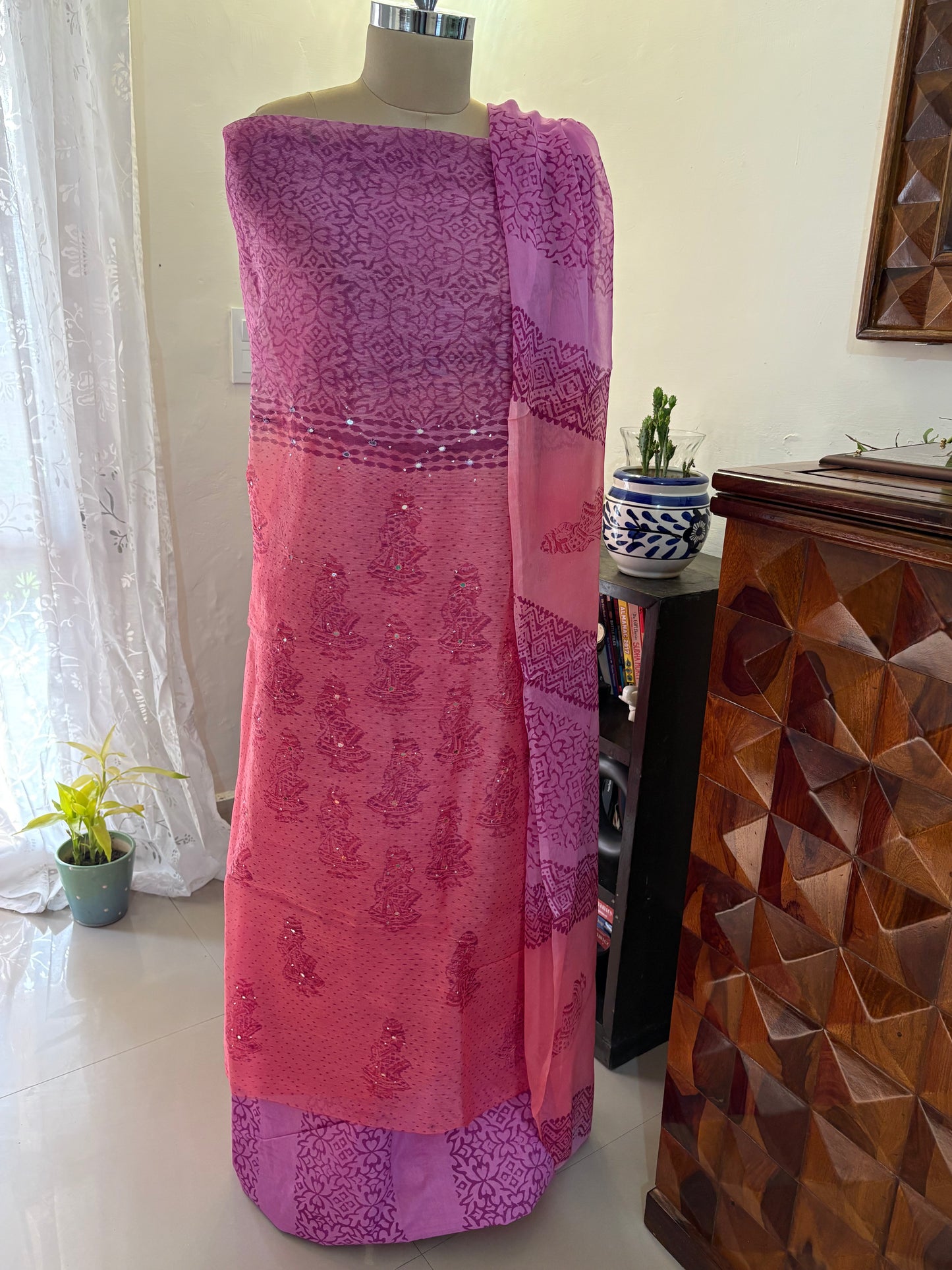 Kota Handblock printed suit set