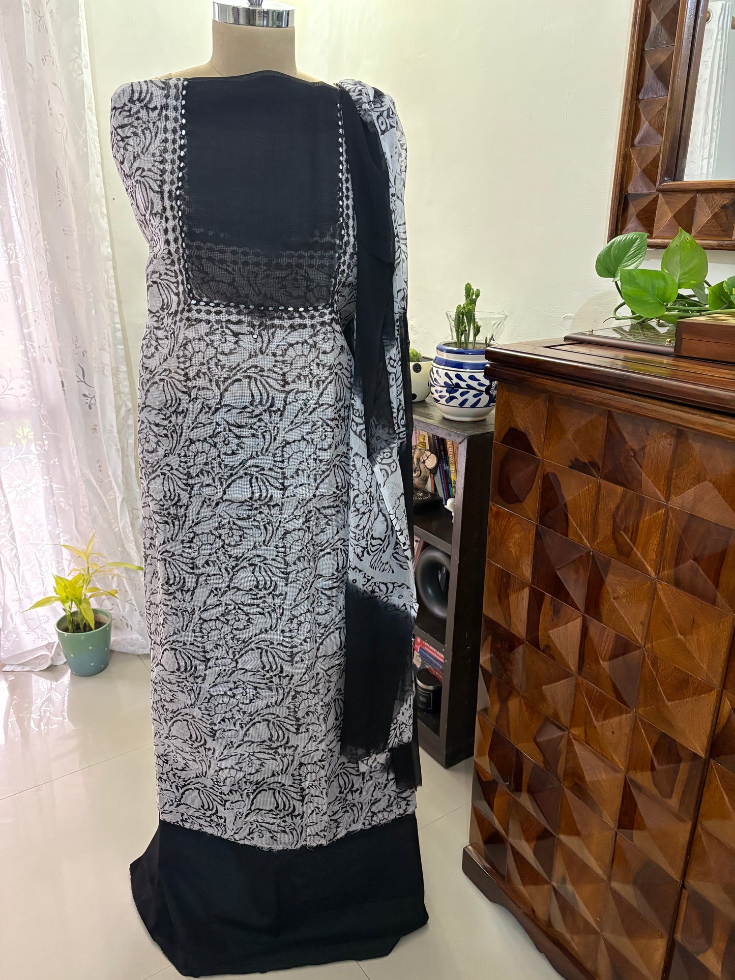 Kota Handblock print suit set