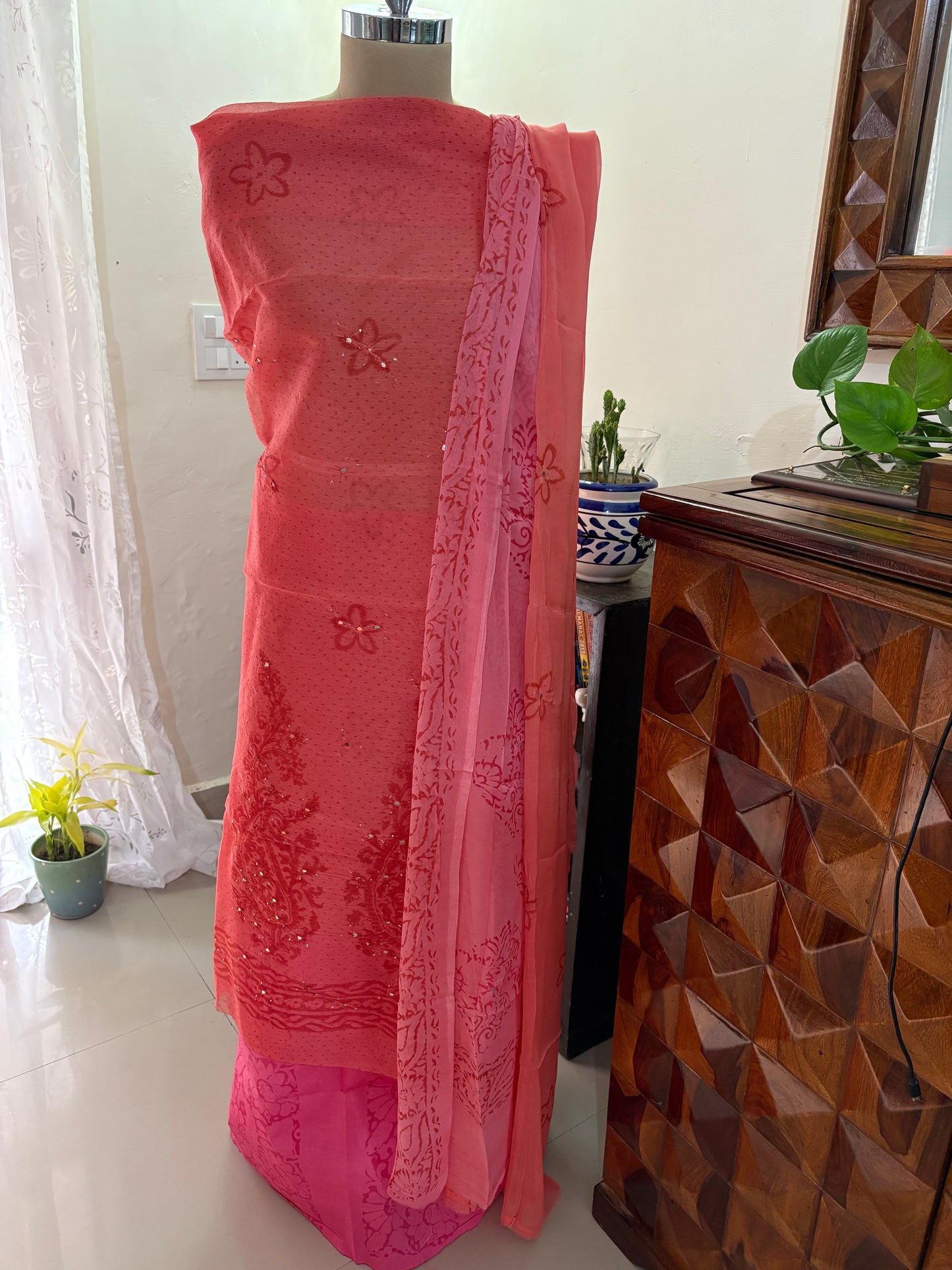 Kota Handblock printed suit set